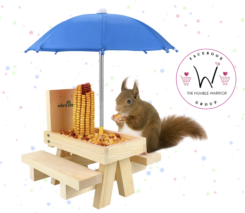 The Squirrel Feeder Picnic Table